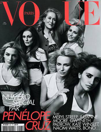 Meryl Streep in Paris Vogue