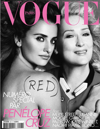 Meryl Streep and Penelopa Cruz in Vogue