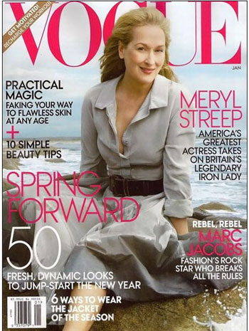 Meryl Streep in Vogue