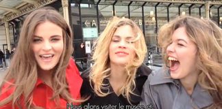 Models Wearing Only Etam Lingerie Visited Musee d'Orsay