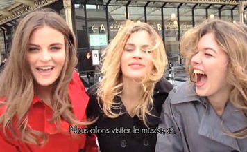 Models Wearing Only Etam Lingerie Visited Musee d'Orsay