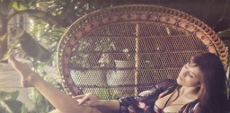 Mylène Jampanoï in Agent Provocateur Lingerie Collection SS 2012