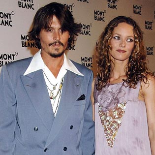 Vanessa Paradis and Johnny Depp