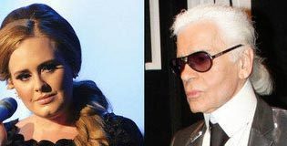 Karl Lagerfeld Finds Adele Fat