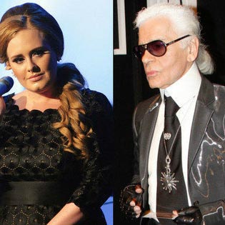 Karl Lagerfeld Finds Adele Fat