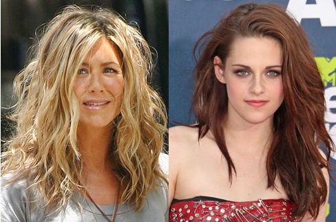 Jennifer Aniston and Kristen Stewart