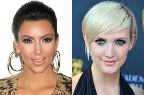 Kim Kardashian and Ashlee Simpson