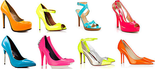 Celeb Fashion Trend: Neon Colored Shoes