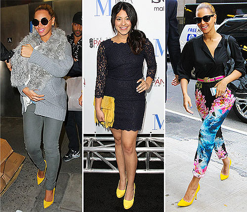 Celeb Fashion Trend: Neon Colored Shoes