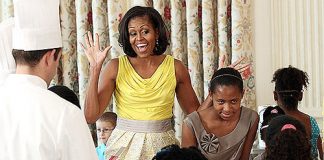 Michelle Obama Electioneering for Barack