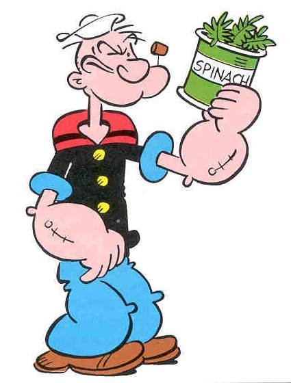 Popeye and Spinach