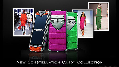 New Smartphones Vertu Constellation Candy