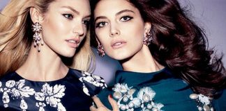 Candice Swanepoel and Katryn Kruger for Oscar de la Renta FW 2012-13