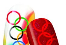 Olympics Inspired Nail Art by CND