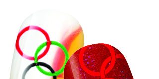 Olympics Inspired Nail Art by CND