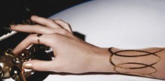 Dior Gold Tattoos Instead of Dior Bracelets?