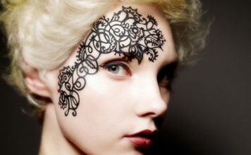 Winter 2013 Weird Fashion Trend: Face Lace