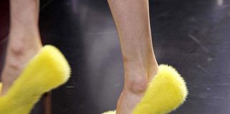 Celine Furry Stilettos by Phoebe Philo