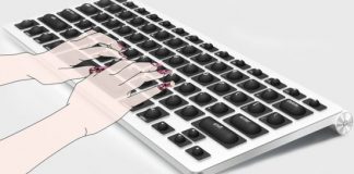 Keyboard for Women with Longer Nails