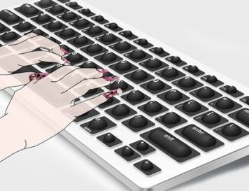 Keyboard for Women with Longer Nails