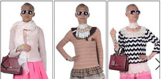 72 Years Old Man Models in Girl's Clothes