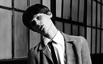 Saskia de Brauw Models in Saint Laurent Men's Collection