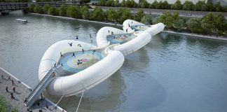 Trampoline Your Way across the Seine