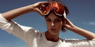 Daria Werbowy for H & M Ski 2012 Collection