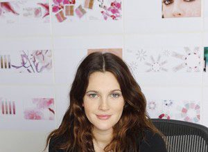 Drew Barrymore Presenting Her Own Makeup Line
