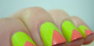 Color Blocking Nail Art Tips