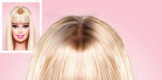 Barbie Doll Makeup-less