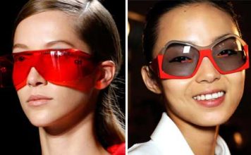 Red Sunglasses Are Trendy
