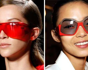 Red Sunglasses Are Trendy