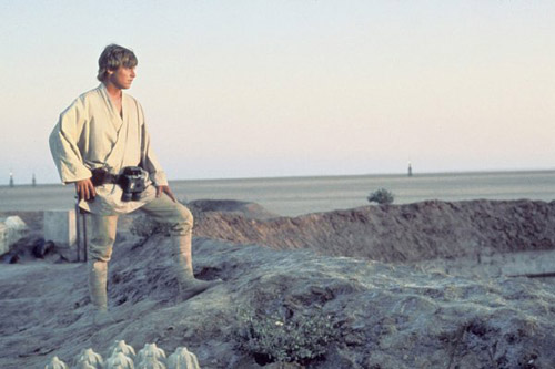 On the set of Star Wars: Episode IV - A New Hope