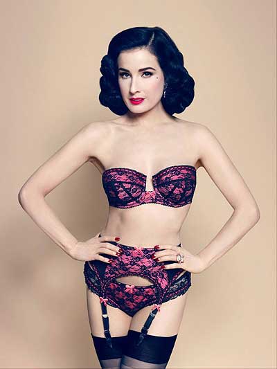 dita-von-teese-lingerie