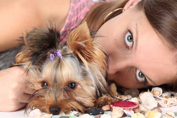 woman-pet-dog-smile-cute