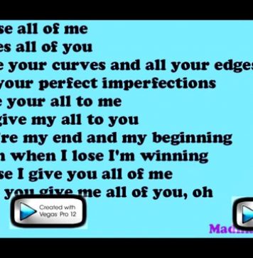 All Of Me Lyrics – John Legend