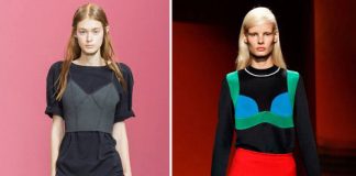 Bustier over Shirt Fashion Trend