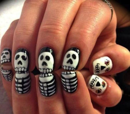 halloween-mani-sculls