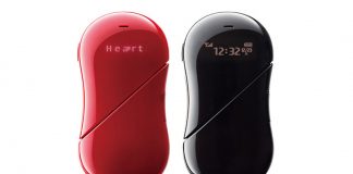 Heart-Shaped Smartphones Heart 401AB for the Valentine’s Day