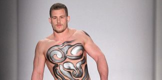 Amputee Model Walks Runaway for Antonio Urzi