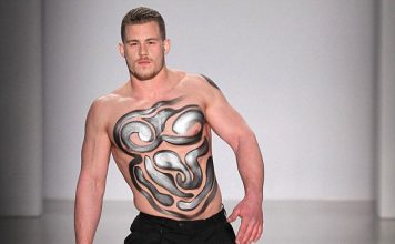 Amputee Model Walks Runaway for Antonio Urzi