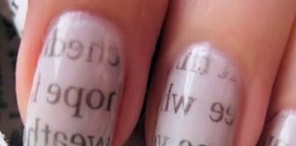 How to Create Newspaper Manicure