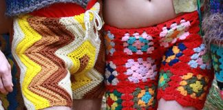 Bizarre Crochet Shorts for Men