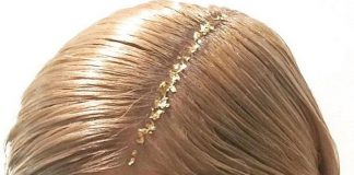 Golden Hair Stickers