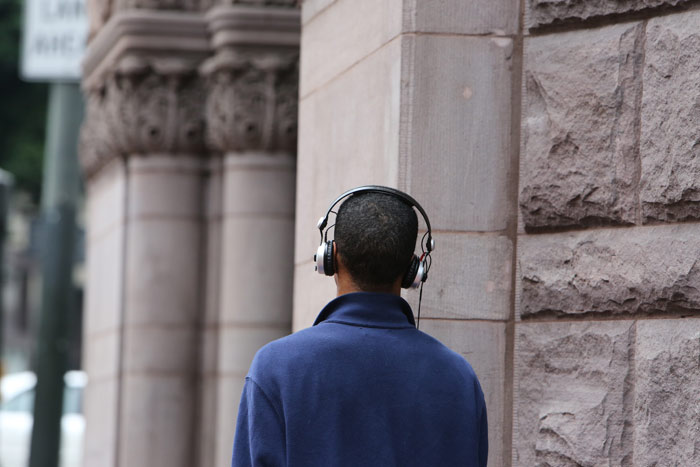 man-black-headset-LEEROY-guy-alone-loneliness-walk-sports-jogging