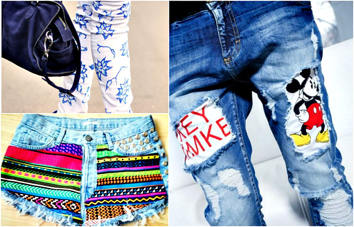 16 Great DIY Ways of Upgrading Your Jeans | Fashion & Wear - Geniusbeauty