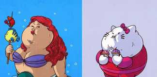 Famous Chunkies – Overweight Disney Characters