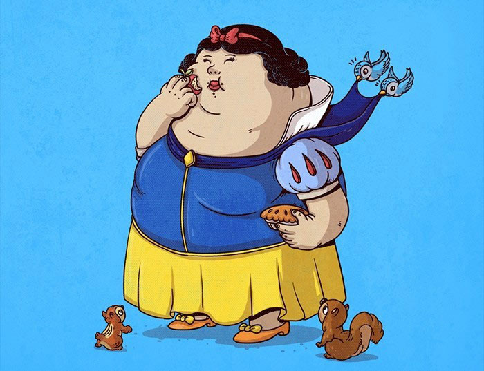 Famous Chunkies Overweight Disney Characters Geniusbeauty 