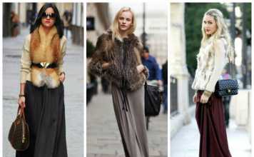 How to Wear a Long Skirt in Winter